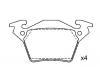 Brake Pad Set:000 421 42 10