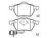 Brake Pad Set:4A0 698 151