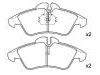 Brake Pad Set:2D0 698 151