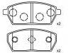 Brake Pad Set:55200-62874