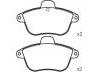 Brake Pad Set:60 00 009 363