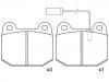 Brake Pad Set:0060 760 088