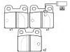 Brake Pad Set:0060 760 092