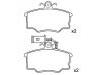 Brake Pad Set:0060 743 564