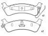 Brake Pad Set:4796344