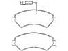 Brake Pad Set:77367093