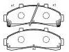 Brake Pad Set:2L54-2001A