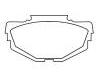 Brake Pad Set:GBP00106