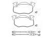 Brake Pad Set:4250.91