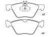 Brake Pad Set:002 420 50 20