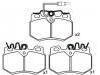 Brake Pad Set:4250.37