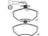 Brake Pad Set:357 698 151 F